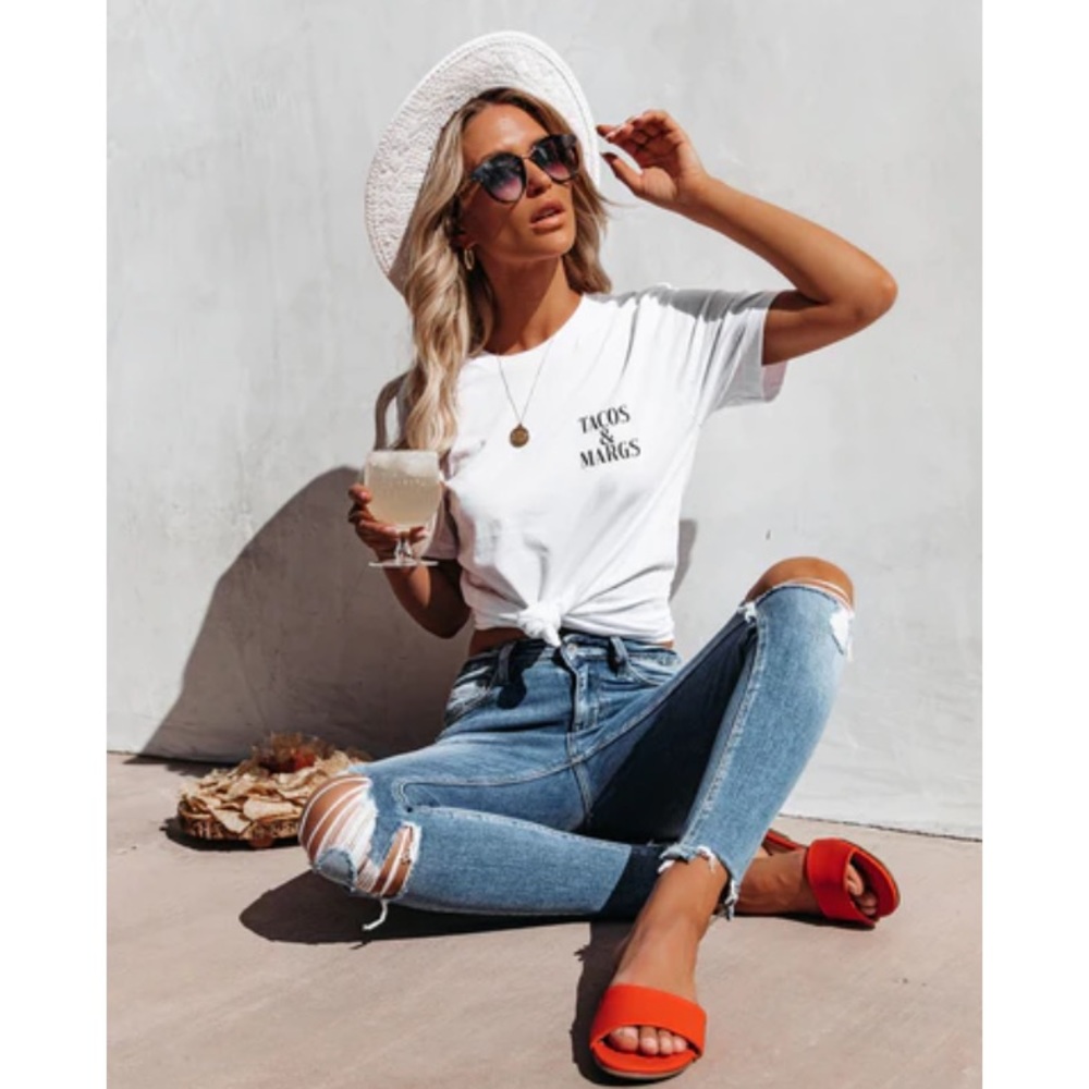 Vici Tacos & Margs Cotton Tee